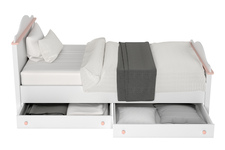 łóżko z materacem 90cm LUNA LN-08