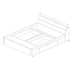 łóżko 160cm Beta san remo  z szufladami